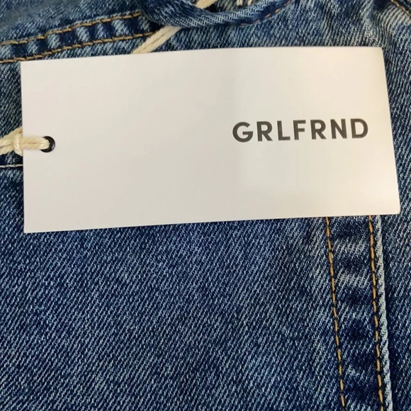 GRLFRND Ella Denim Wrap Skirt in Sugah Daddy - 26 - Picture 7 of 11